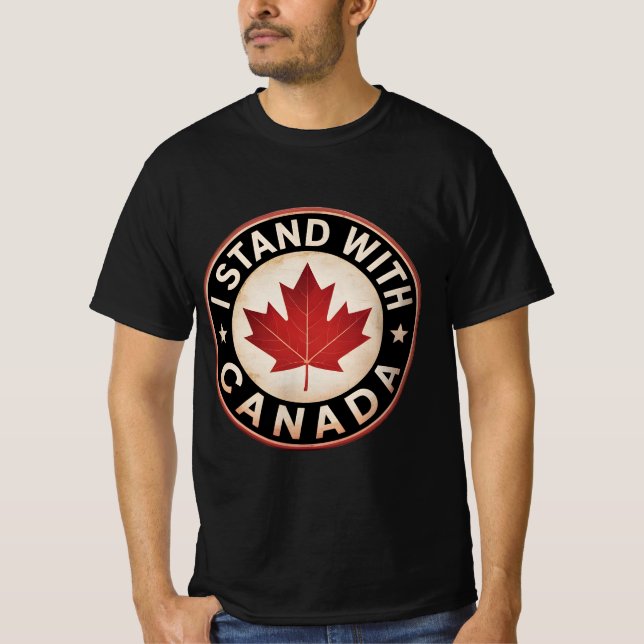 Camiseta Yo apoyo a Canadá (Anverso)