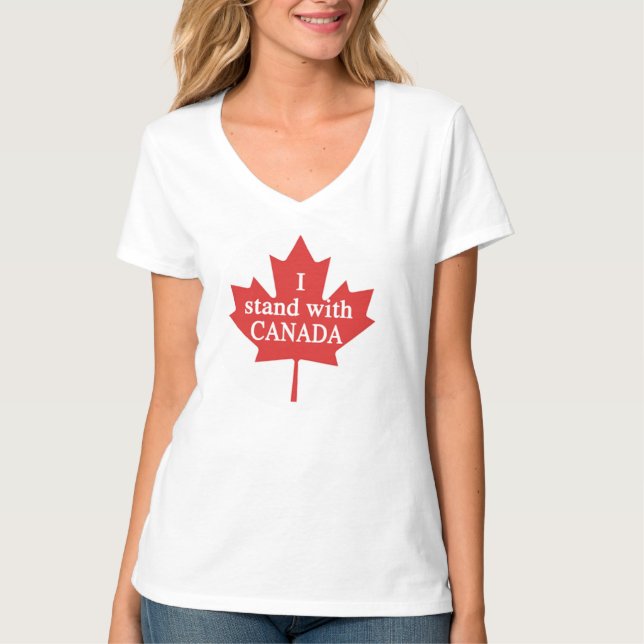 Camiseta Yo apoyo a Canadá (Anverso)