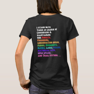 Camiseta Yo apoyo a los que están a cargo de preservar...