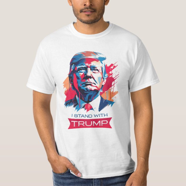 Camiseta Yo apoyo a Trump (Anverso)