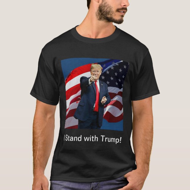 Camiseta ¡Yo apoyo a Trump! (Anverso)