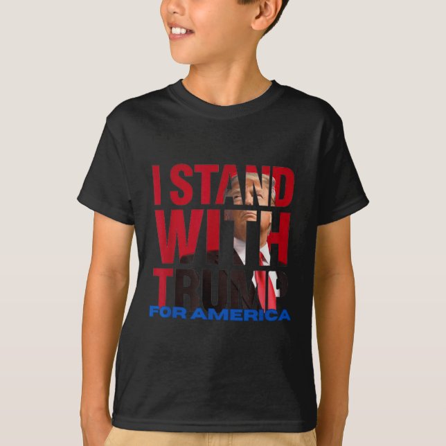 Camiseta Yo apoyo a Trump (Anverso)