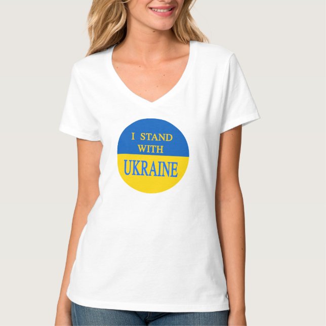 Camiseta Yo apoyo a Ucrania (Anverso)