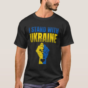 Camiseta Yo apoyo a Ucrania con la bandera ucraniana apoyo 
