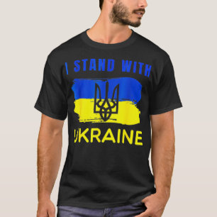 Camiseta Yo apoyo a Ucrania con la bandera ucraniana apoyo 