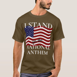 Camiseta Yo apoyo el himno nacional