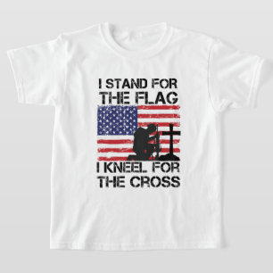 Camiseta Yo apoyo el rodillo de la bandera para Estados Uni