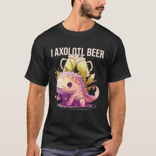 Camiseta Yo Axolotl Cerveza Bebedor Pez Ambulante Mexicano
