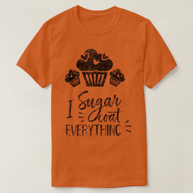 Camiseta Yo Azúcar Cocinar Todo Bake Baker Baking Hobby Ba (Diseño del anverso)