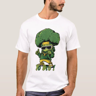 Camiseta YO BRO ! - brocoli hip hop en cuisine