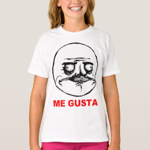 Camiseta Yo cara Meme de la rabia de Gusta