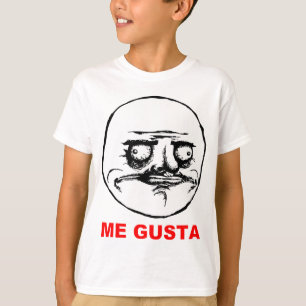 Camiseta Yo cara Meme de la rabia de Gusta