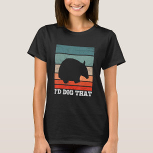 Camiseta Yo cavaría esa cita para un guardián de zoológico 