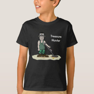 Camiseta Yo cavo a Booty Metalizado Detector