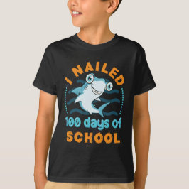 Camiseta Yo clavé 100 días de clases de tiburón martillo