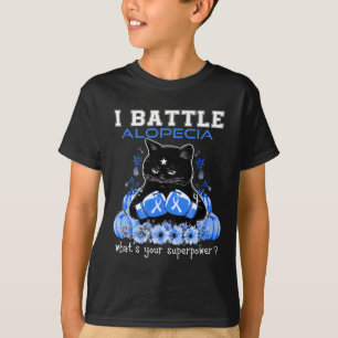 Camiseta Yo combato el gato divertido de la conciencia de l