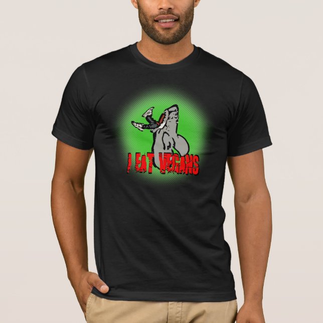 Camiseta Yo como a veganos (Anverso)