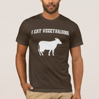 Camiseta Yo como a vegetarianos