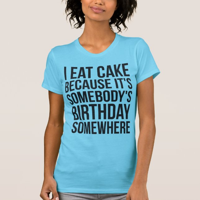 Camiseta Yo como la torta (Anverso)