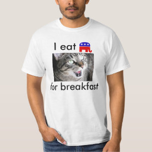 Camiseta Yo como los elefantes republicanos para el