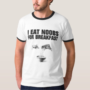 Camiseta Yo como Noobs para el cuenco del cereal de