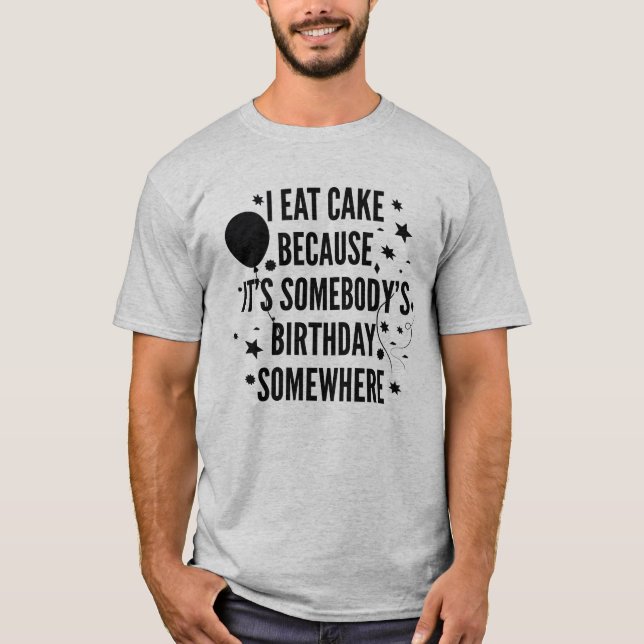 Camiseta Yo Como Pastel (Anverso)