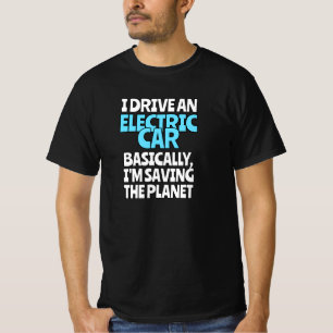 Camiseta Yo Conduzco Un Auto Eléctrico