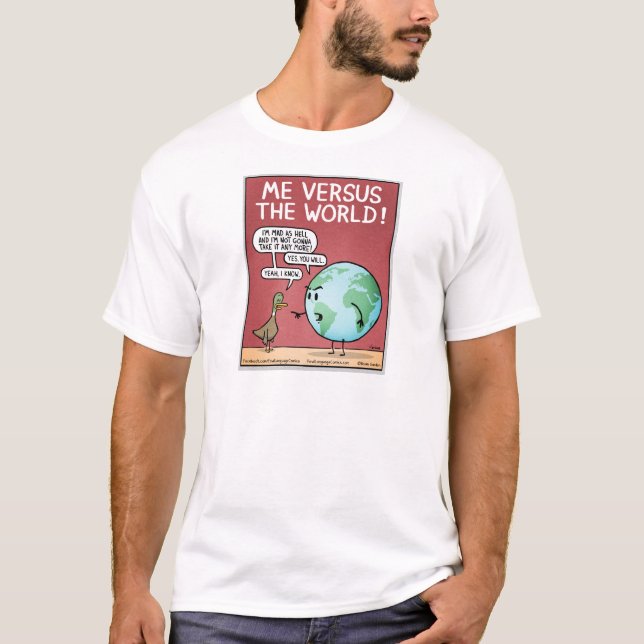 Camiseta Yo contra el mundo (Anverso)