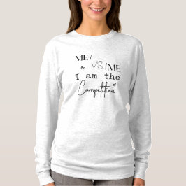 Camiseta Yo Contra Mí Soy Divertido De La Competencia