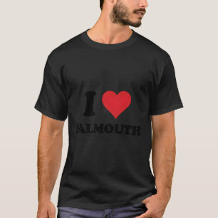Camiseta Yo corazón a Falmouth Amo Reino Unido