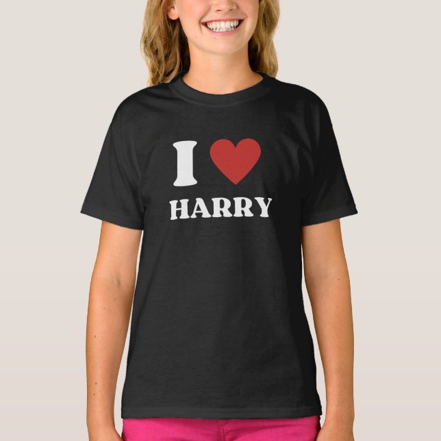 Camiseta Yo corazón a Harry (Anverso)