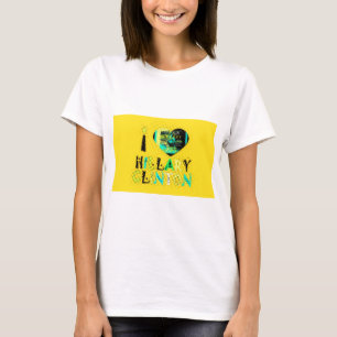 Camiseta Yo corazón a Hillary Clinton: Arte de expresión de