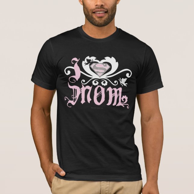 Camiseta Yo corazón a mamá rosa (Anverso)