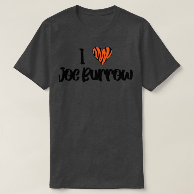 Camiseta Yo corazón Joe Burrow (Diseño del anverso)