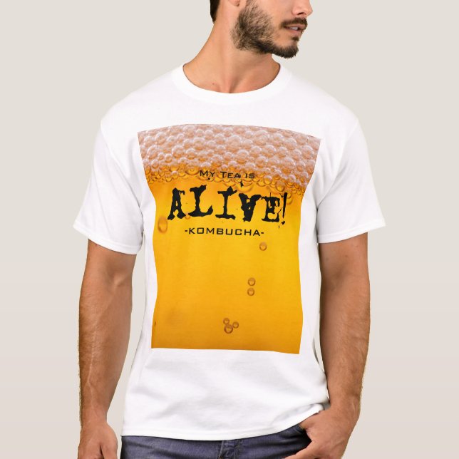 Camiseta Yo corazón Kombucha (Anverso)