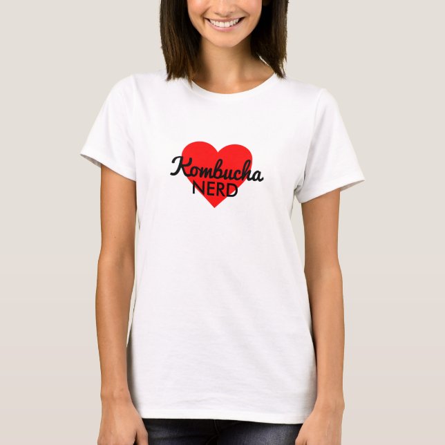 Camiseta Yo corazón Kombucha (Anverso)