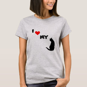 Camiseta Yo (corazón) mi gato