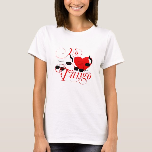 Camiseta ¡Yo (corazón) Tango! (Anverso)