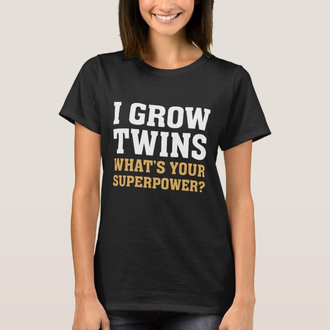 Camiseta Yo crecí gemelos (Anverso)