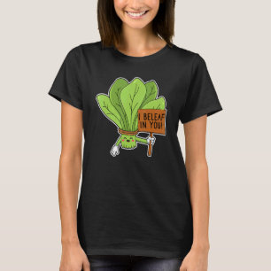 Camiseta Yo Creo En Tu Espinaca De Col Rizada