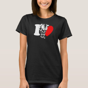 Camiseta Yo criar vacas cultivadoras de ganado
