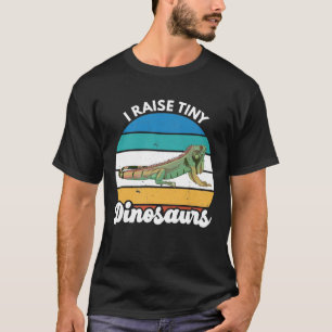 Camiseta Yo crio a pequeños dinosaurios Iguana Lizard Mamá