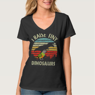Camiseta Yo crio a pequeños dinosaurios loro hincha de pája