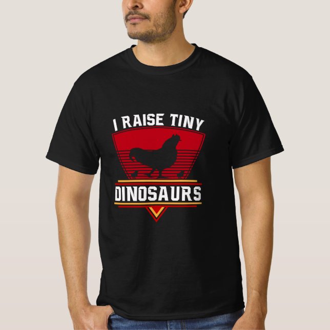Camiseta Yo crio dinosaurios pequeños (Anverso)
