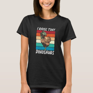 Camiseta Yo crio dinosaurios pequeños granjeros de pollo An