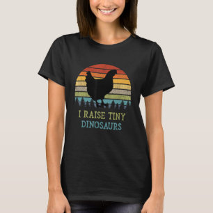 Camiseta Yo crio dinosaurios pequeños retro vintage de prop