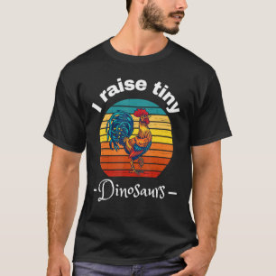 Camiseta Yo crio dinosaurios pequeños vendimia retro 70 pol