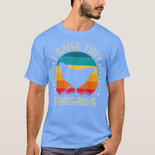 Camiseta Yo crio pollitos de dinosaurio Granjero de aves de
