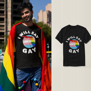 Camiseta Yo diré que Gay Florida LGBTQIA orgullo LGBT orgul