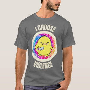 Camiseta Yo elijo un gato maltratado con cuchillo